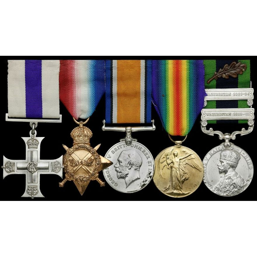 A remarkable Great War M.C. group of five awarded to Lieutenant-Colonel ...