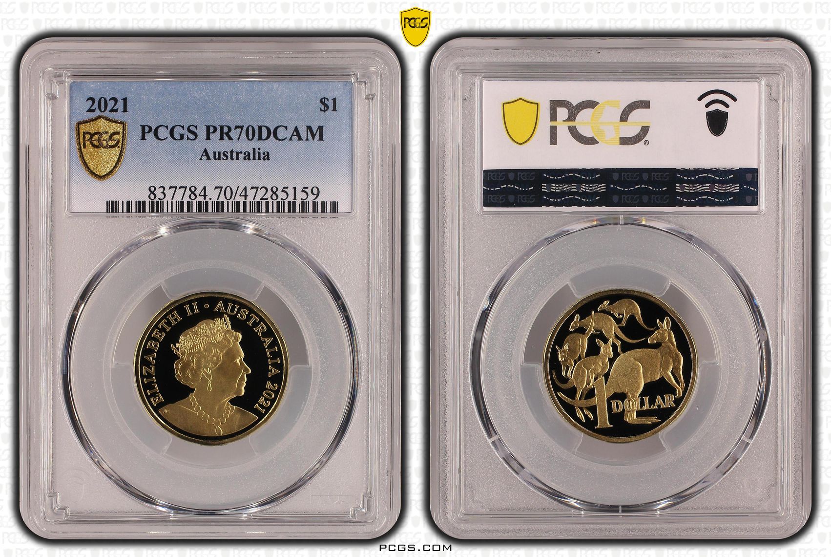 Elizabeth II, One Dollar, 2021, PCGS PR70DCAM