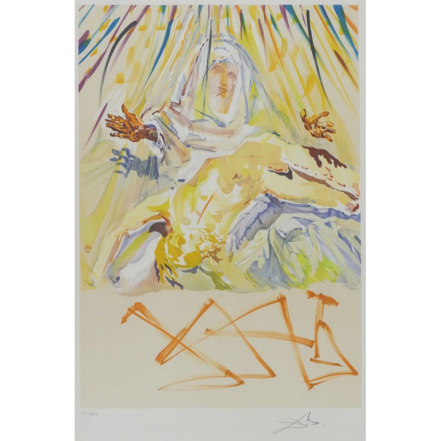 Salvador Dali ''Black Madonna'' 1974 Color Lithograph