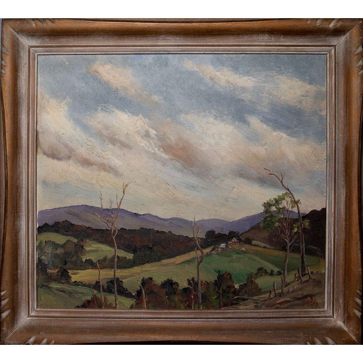 Percy Eagles (1900-1967), 'Rolling Hills Out Samford Way', 1952,