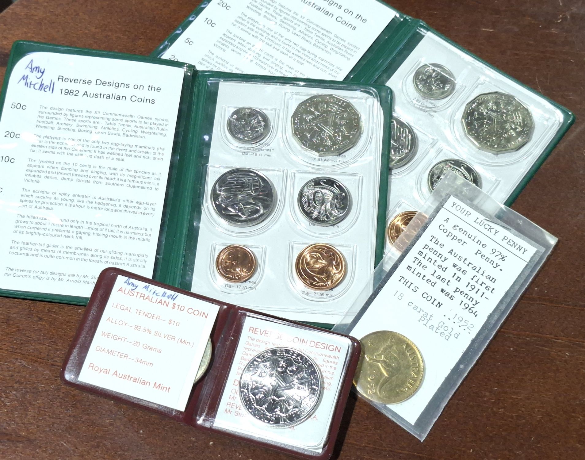 1384 · C.1982 COMMONWEALTH GAMES COINS