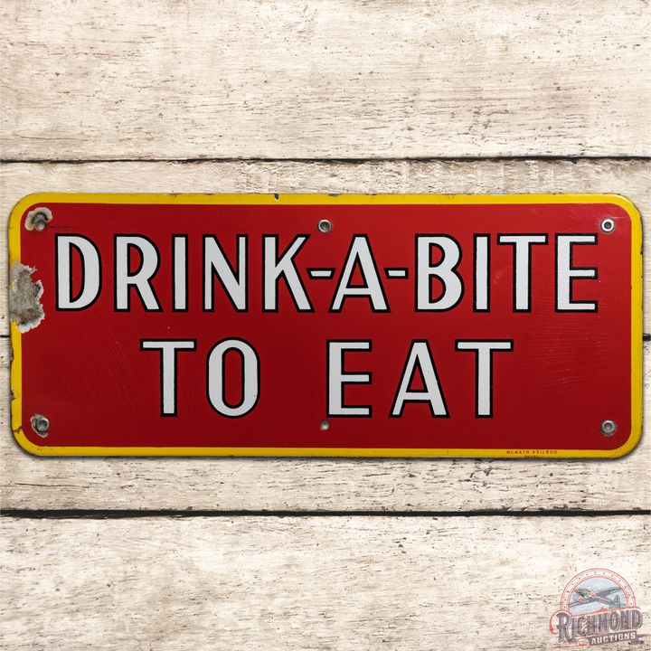 Dr Pepper Drink A Bite To Eat SSP Truck Sign - 8