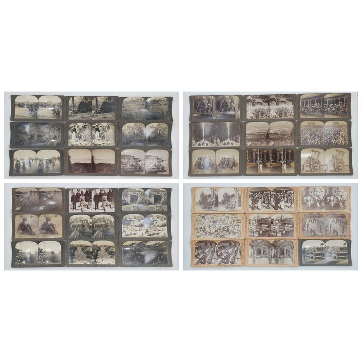 Stereograph Cards - India (x36)