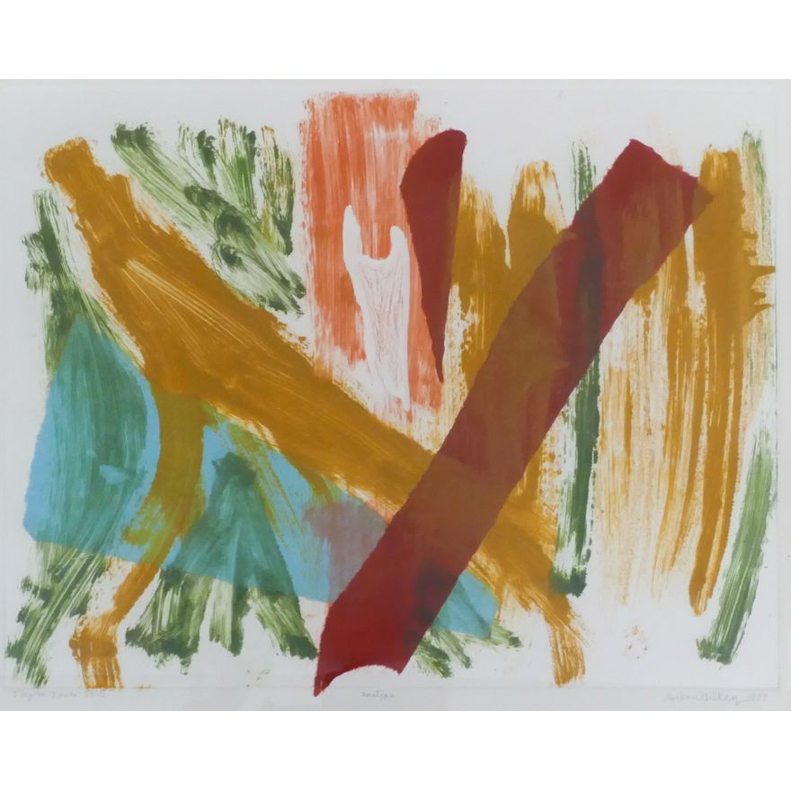Gordon Gilkey ''Fingers Never Still'' 1989 Monotype
