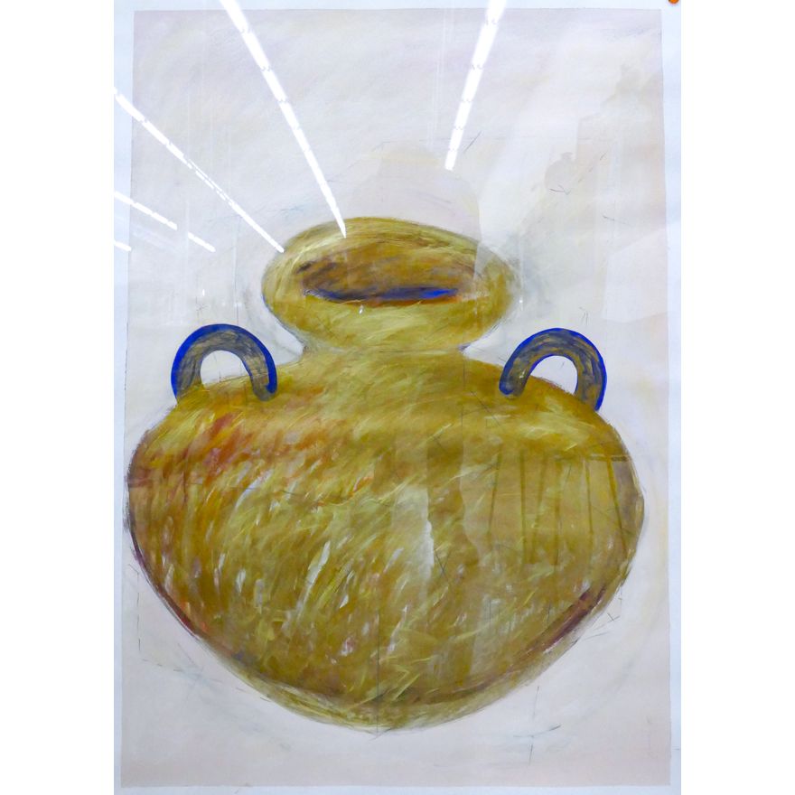 Margaret Jacoby ''Vessel Painting'' 1985 Oil on Paper