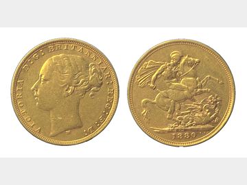 1880 VICTORIA MELBOURNE MINT SOVEREIGN