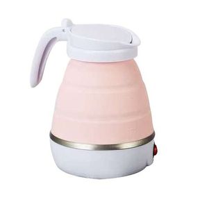 Collapsible Kettle Travel Water Boiler Camping Foldable Electric Pink Mini |