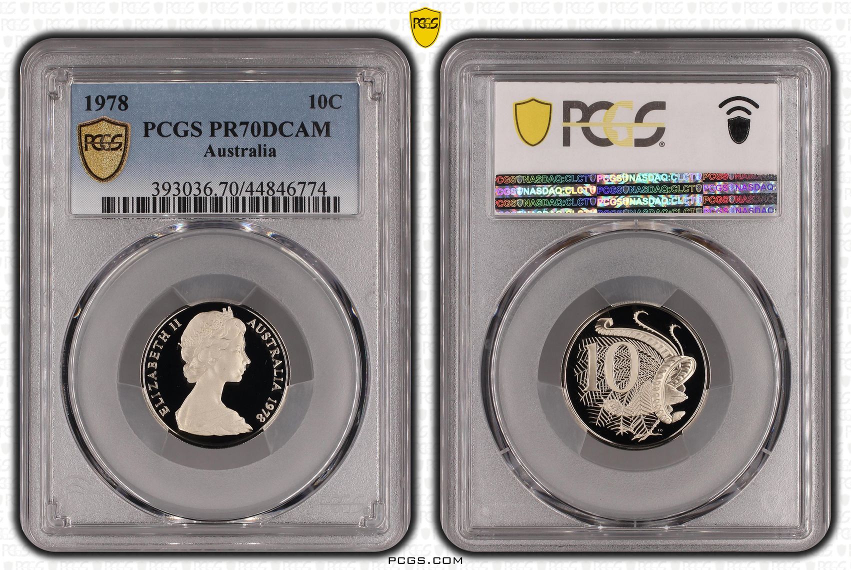1978 Australia Ten Cent, 10c PCGS - PR70DCAM POP 10/0 -774