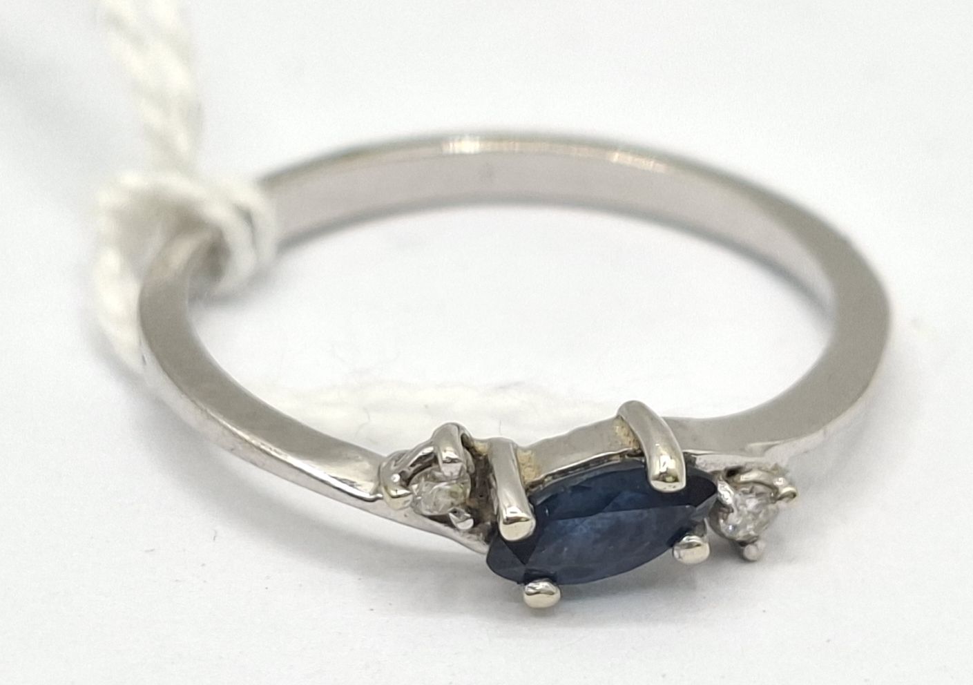 9ct Gold Sapphire And Diamond Ring
