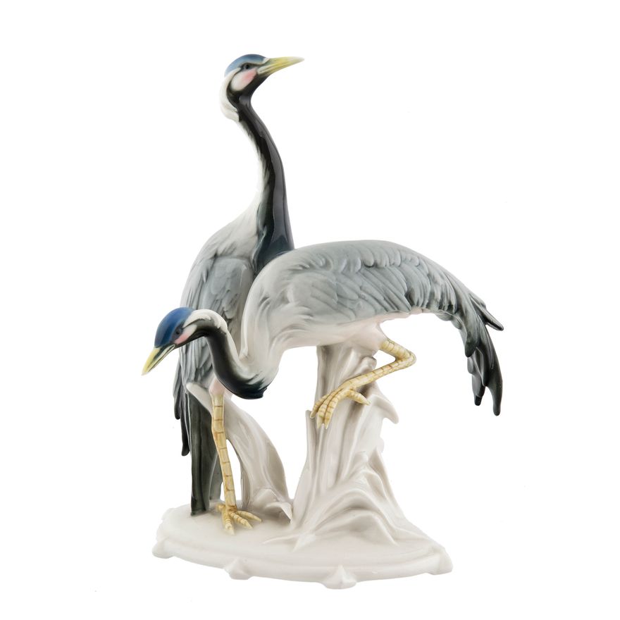 Figurka - Czaple, Niemcy, Volkstedt (Turyngia), Karl Ens, 1919-1945