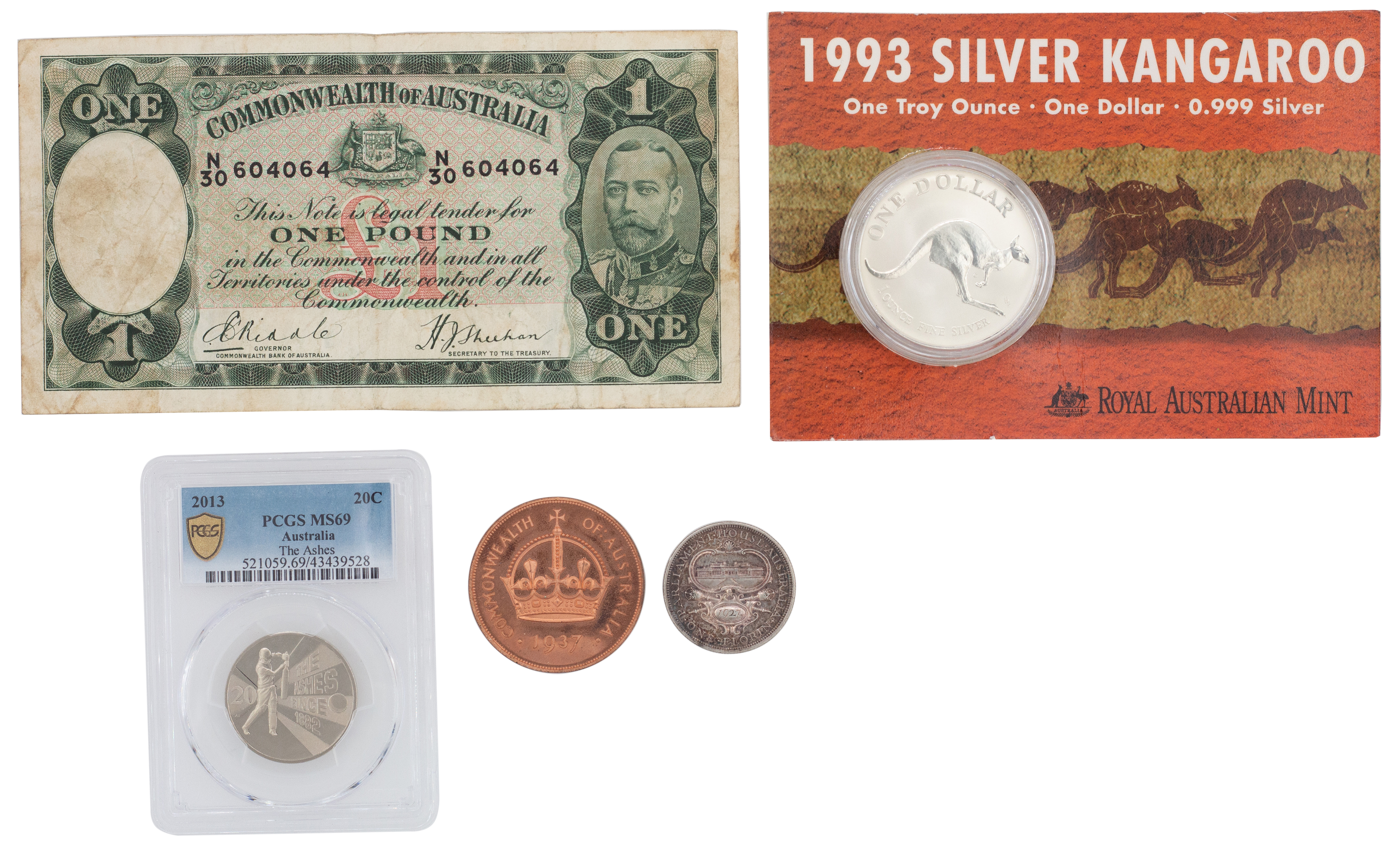 Elizabeth II, One Dollar, 1993, UNC