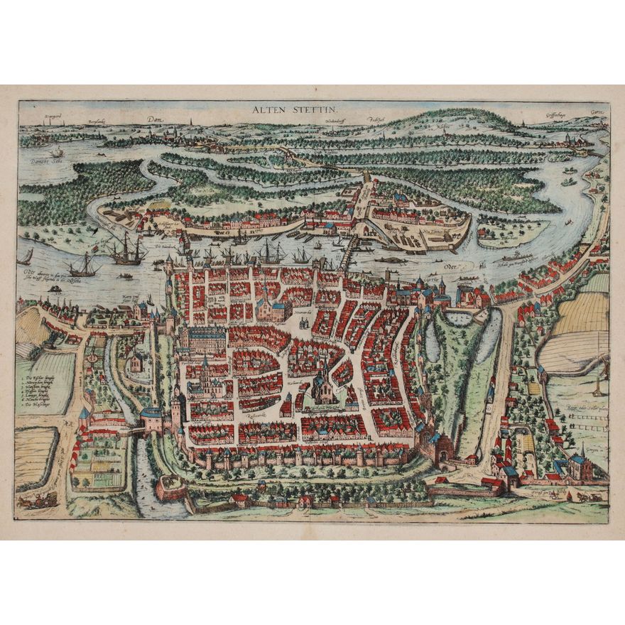 Georg Braun, Frans Hogenberg | Alten Stettin