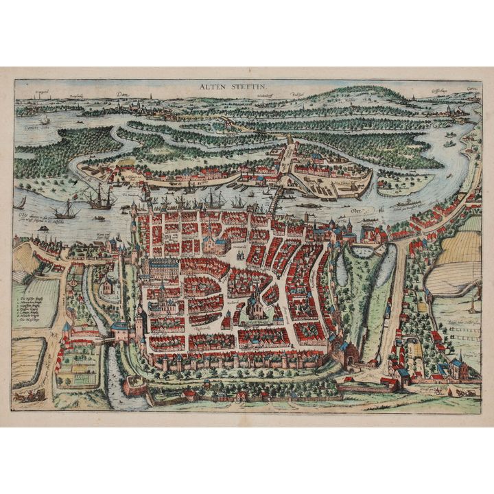 Georg Braun, Frans Hogenberg | Alten Stettin