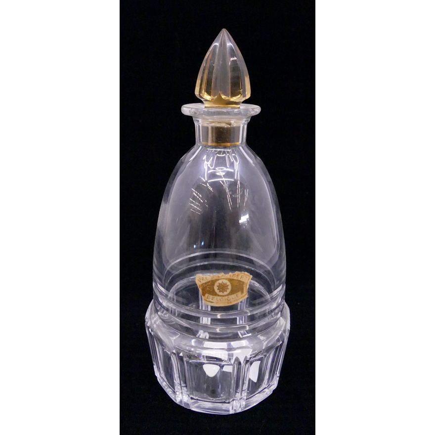 Val St Lambert Cut Bottle- 9''
