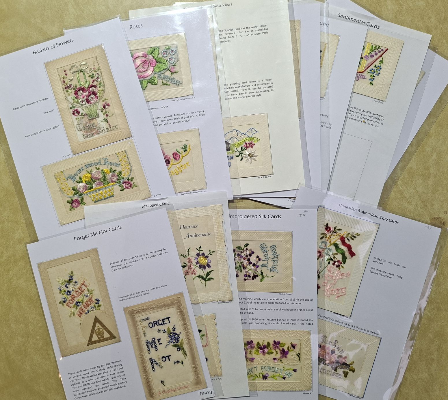 Silk Postcards