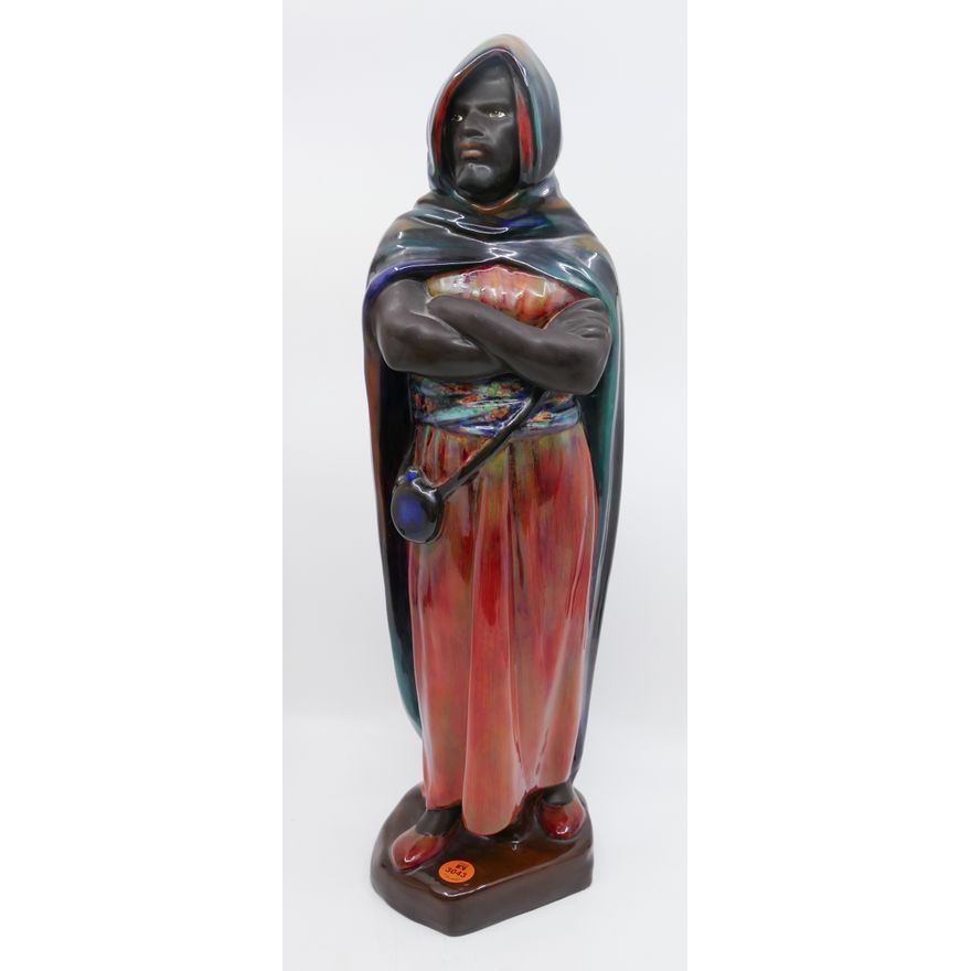 Royal Doulton 'The Moor' Artist Signed Large Porcelain Figure- 18"