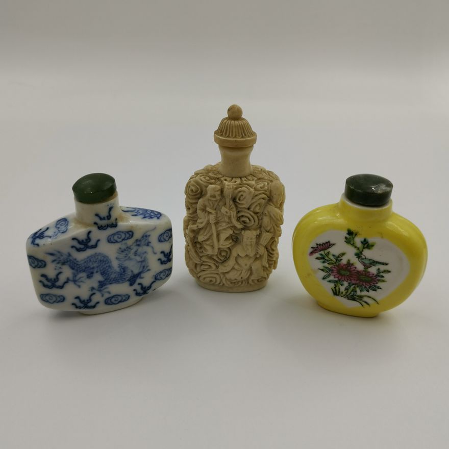 Snuff Bottles (x3)
