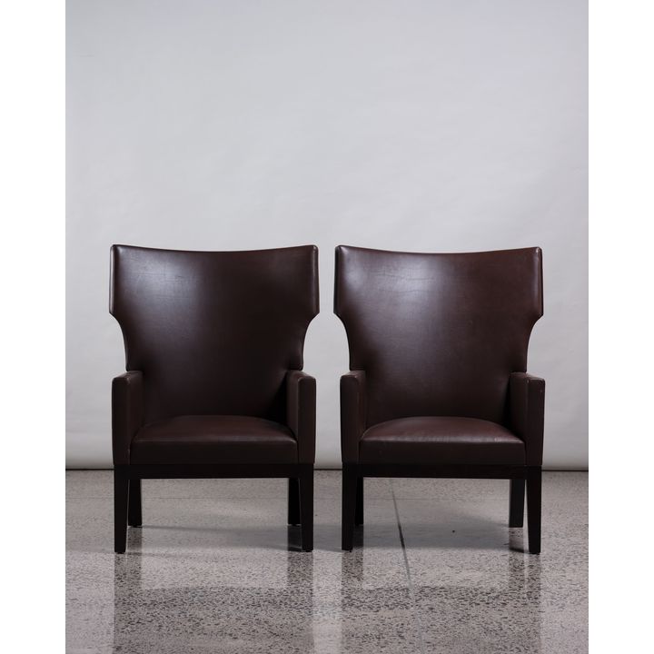 Pair of Christian Liaigre Barbuda armchairs