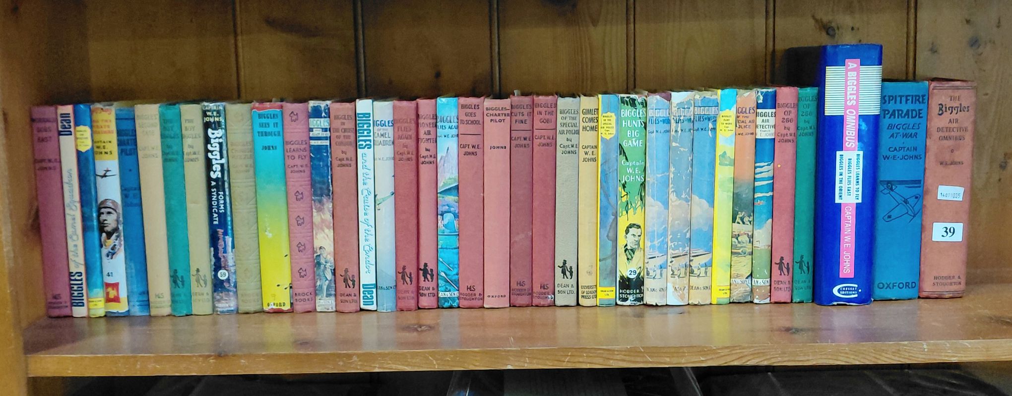39 · COLLECTION OF BIGGLES BOOKS