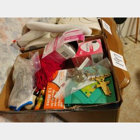 New panty hose, decorative hooks and other misc.