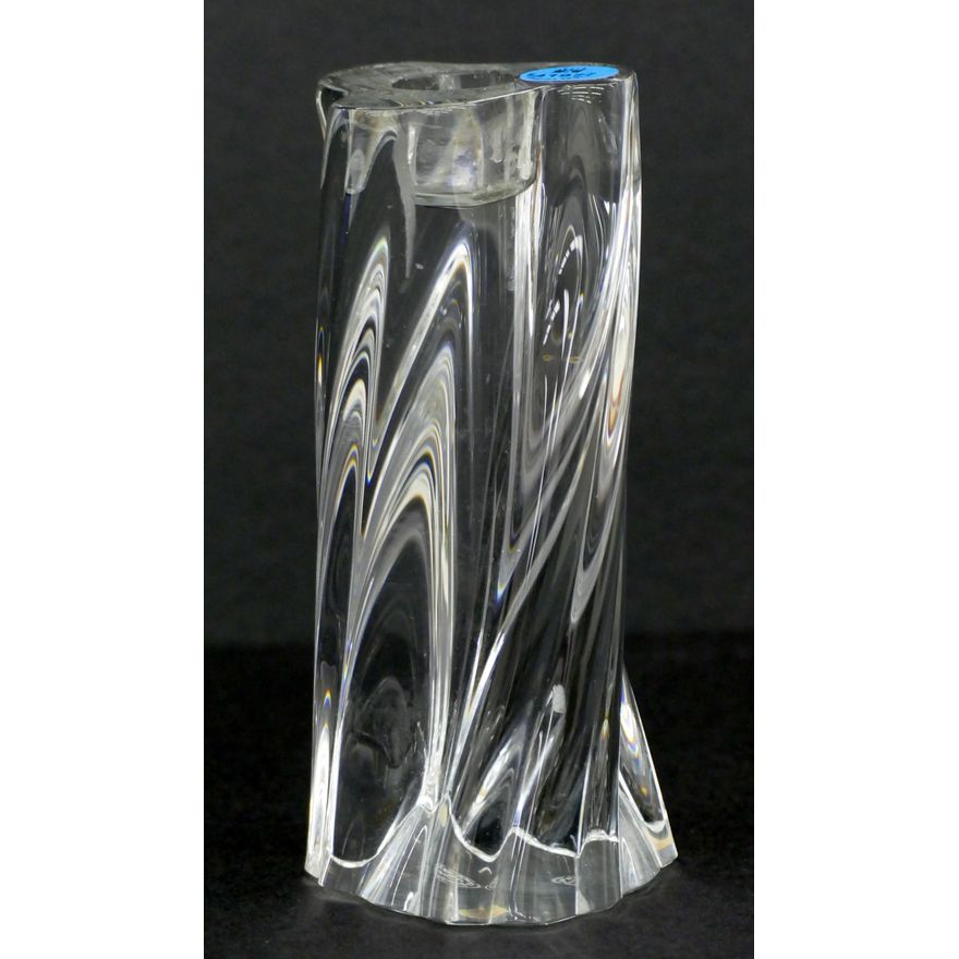Baccarat Crystal Twist Candleholder 6.5''