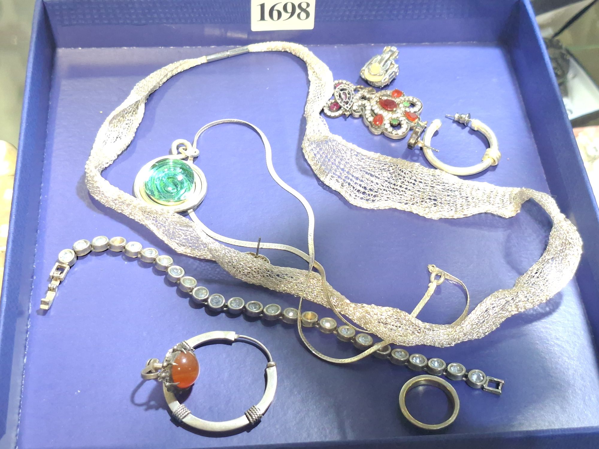 Silver Jewellery And Single Earrings