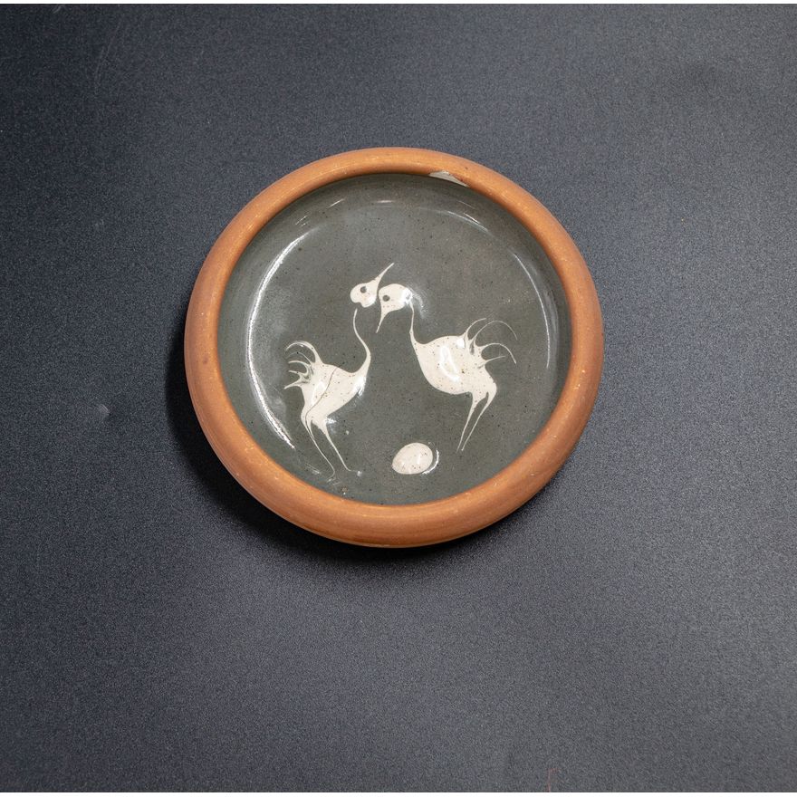 Len Castle - Slip trailed pin dish