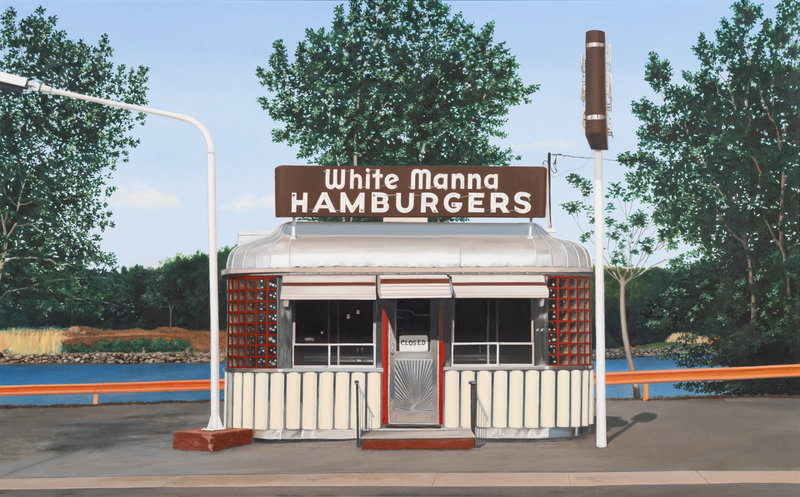 John Baeder
(American, b. 1938)
White Manna Hamburgers, 1974