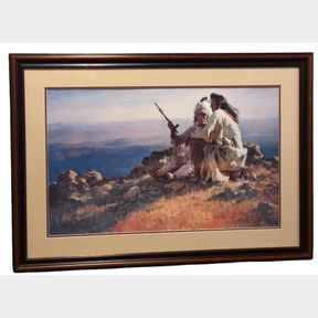 Signed Limited Edition Terpning Framed Print