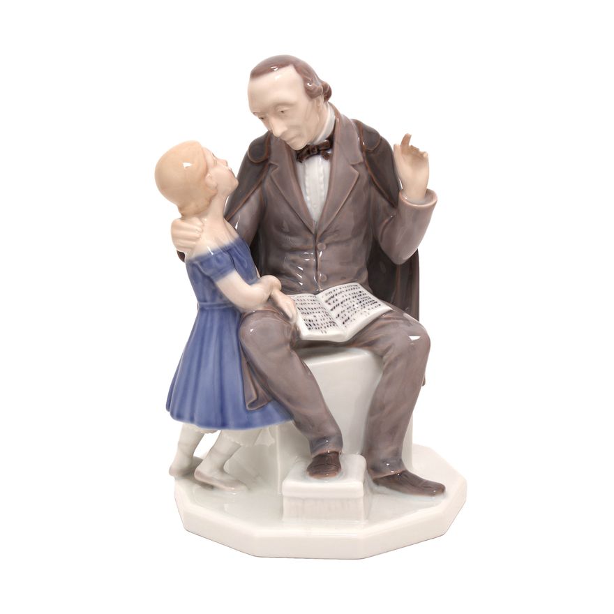 Figura mężczyzny z dziewczynką, Bing & Grondahl, Kopenhaga, l. 1970–1983