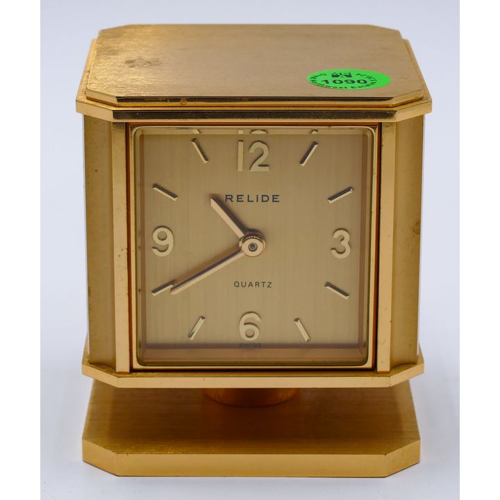 Relide Swiss Brass Weather Station Desk Barometer 3.5''