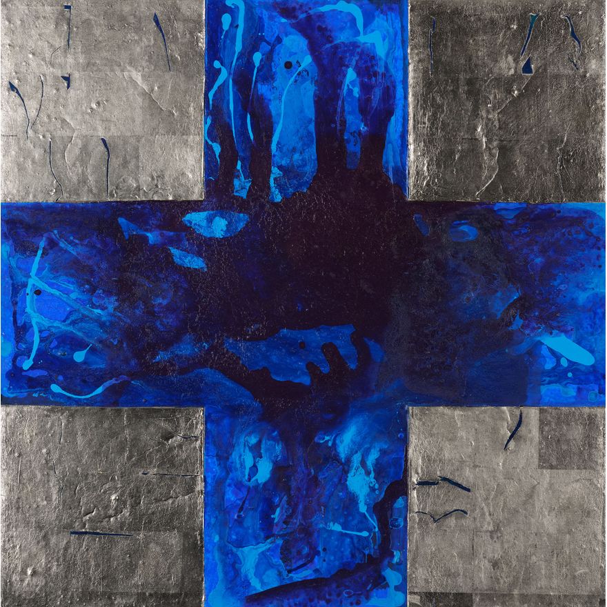 Max Gimblett 'Blue Fire'