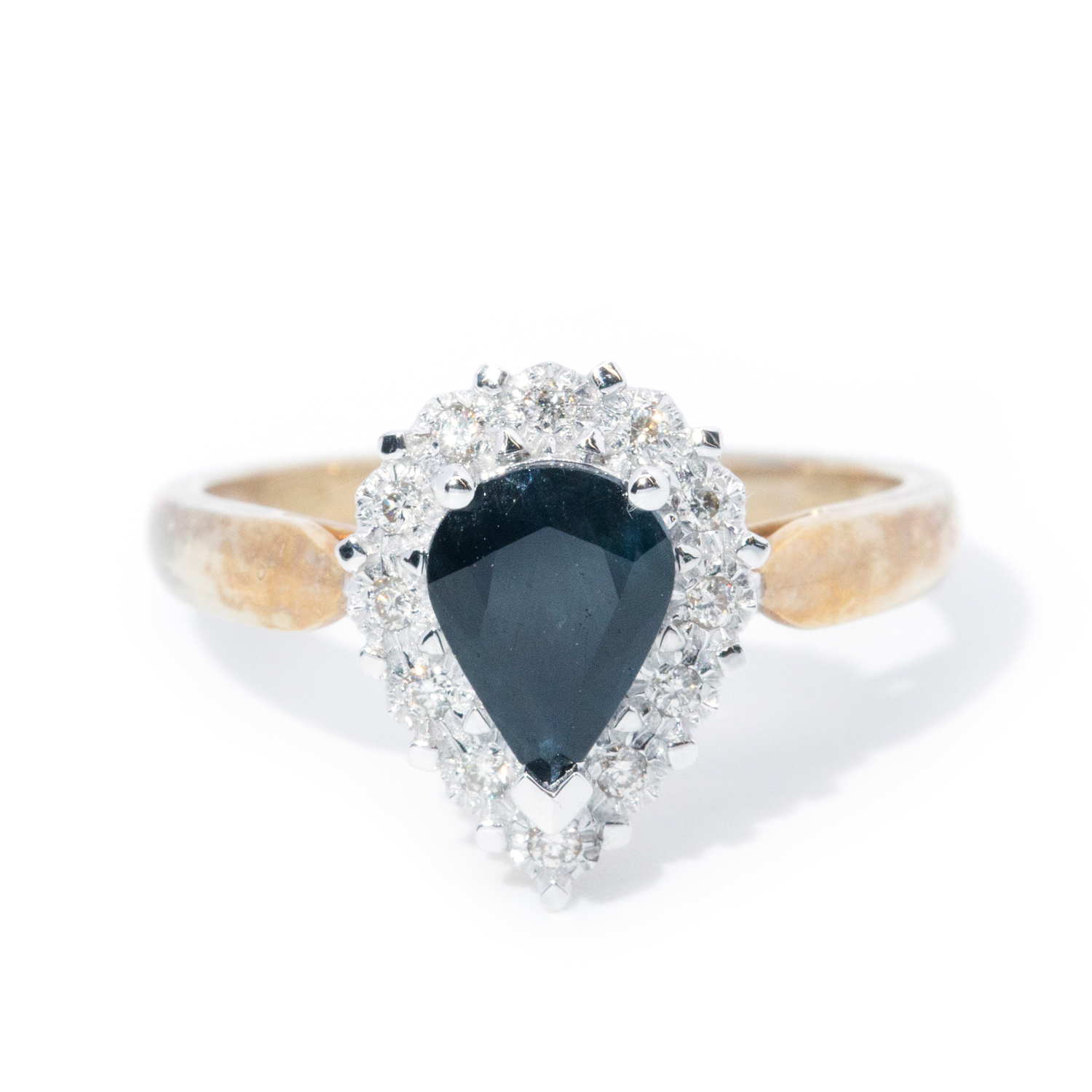 9ct Sapphire & Diamond Ring