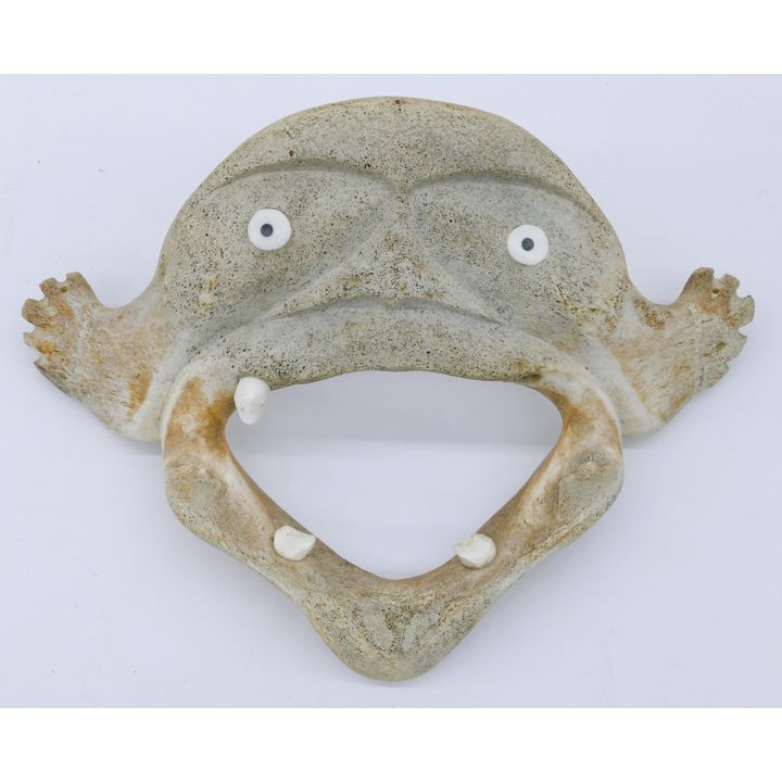 Vintage Alaskan Eskimo Whale Bone Mask