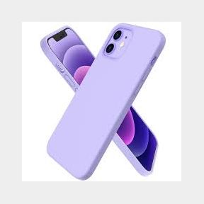 Unibright Silicone Cover for iPhone 12 Lilac iPhone 12 |