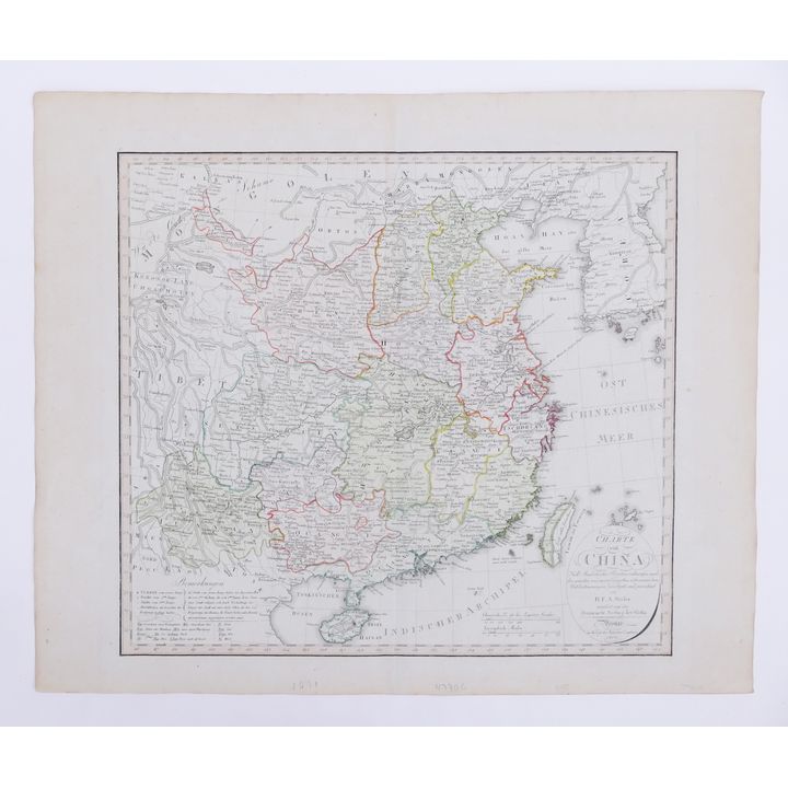 Stieler, Charte von China. 1800