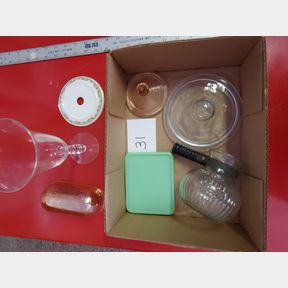 Jadeite Lid, Depression glass lis, other misc glass