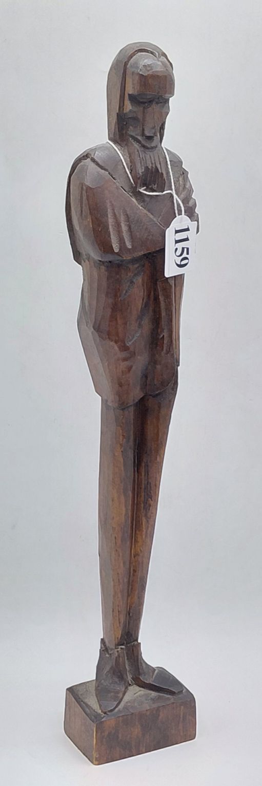 Wooden Carved Male Sculpture