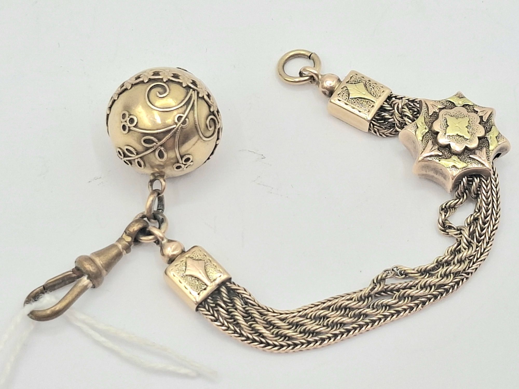 313 · VICTORIAN GOLD WATCH TASSEL