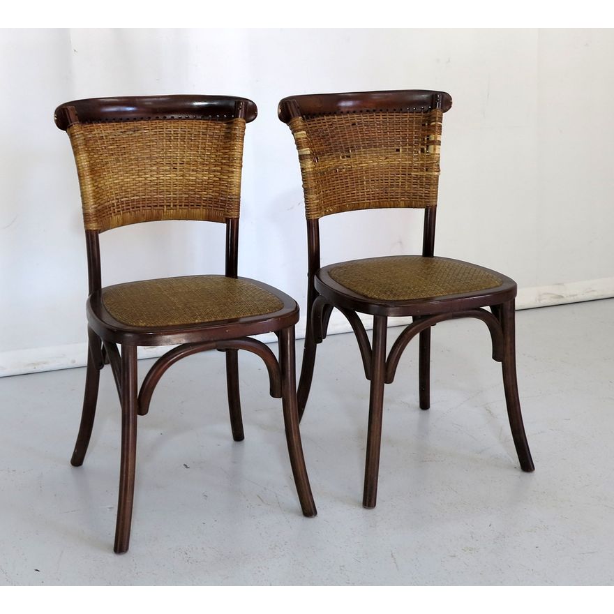 PAIR OF DINING CHAIRS