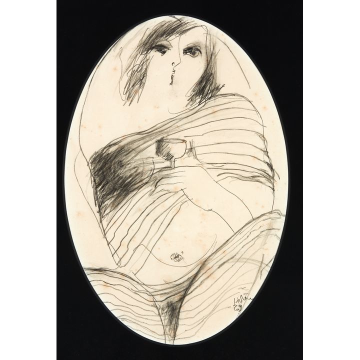 Ralph Hotere 'Untitled - Nude Study'