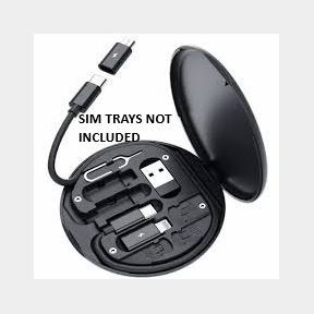 DATA CABLE SET MULTIFUCTION FAST CHARGING MULTIPLE CONNECTORS - Universal Adapter Kit|Bar 9902187913917 -(SIM TRAYS NOT INCLUDED) | 51745/17670 AS B2 (S2)