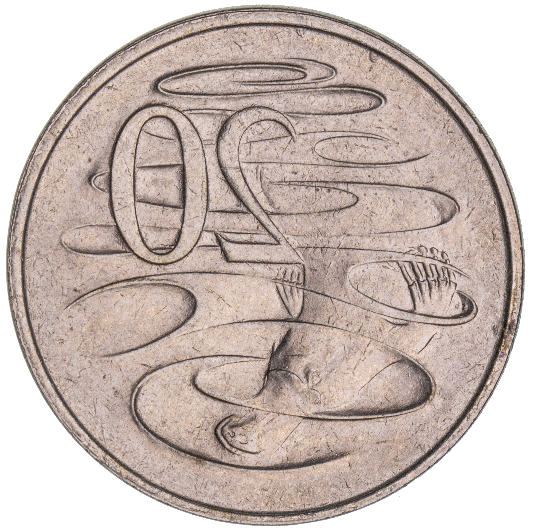 Elizabeth II, Twenty Cents, 1966, aUNC