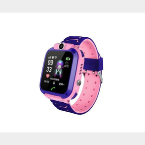 BOSS - KIDS GPS TRACKER SMART WATCH - SOS ALARM CLOCK CAMERA SCHOOL MODE - PINK /PURPLE