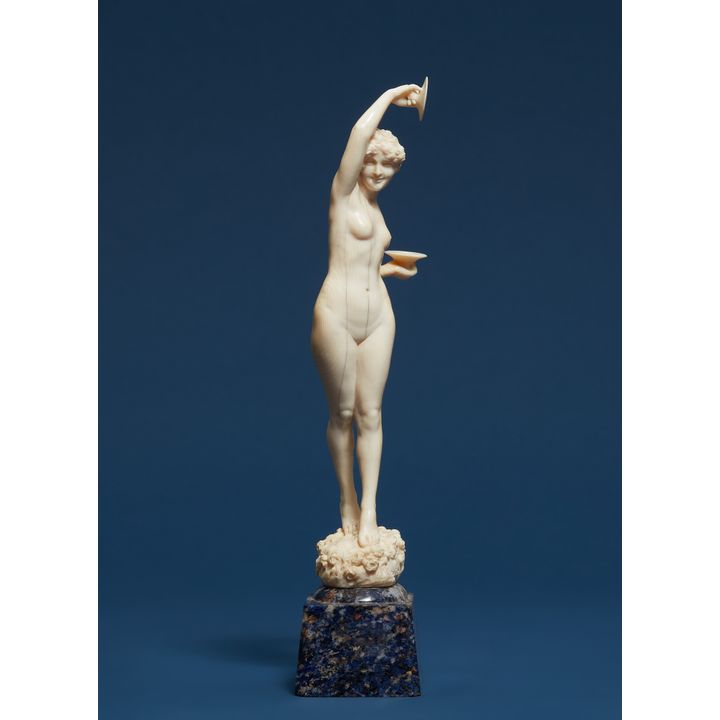 Dancer with cymbals by René Boutrolle