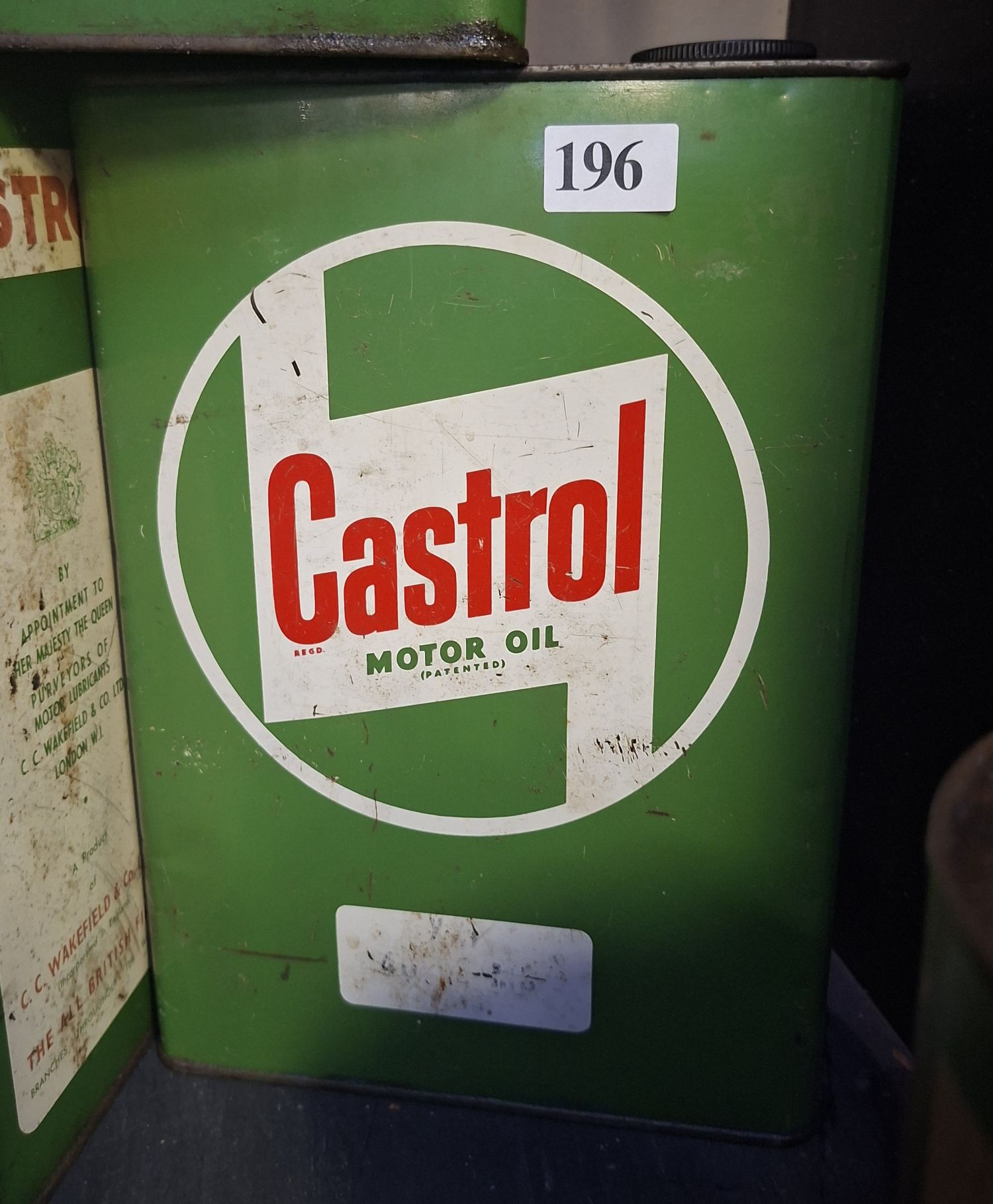 Castrol Motor Oil Can