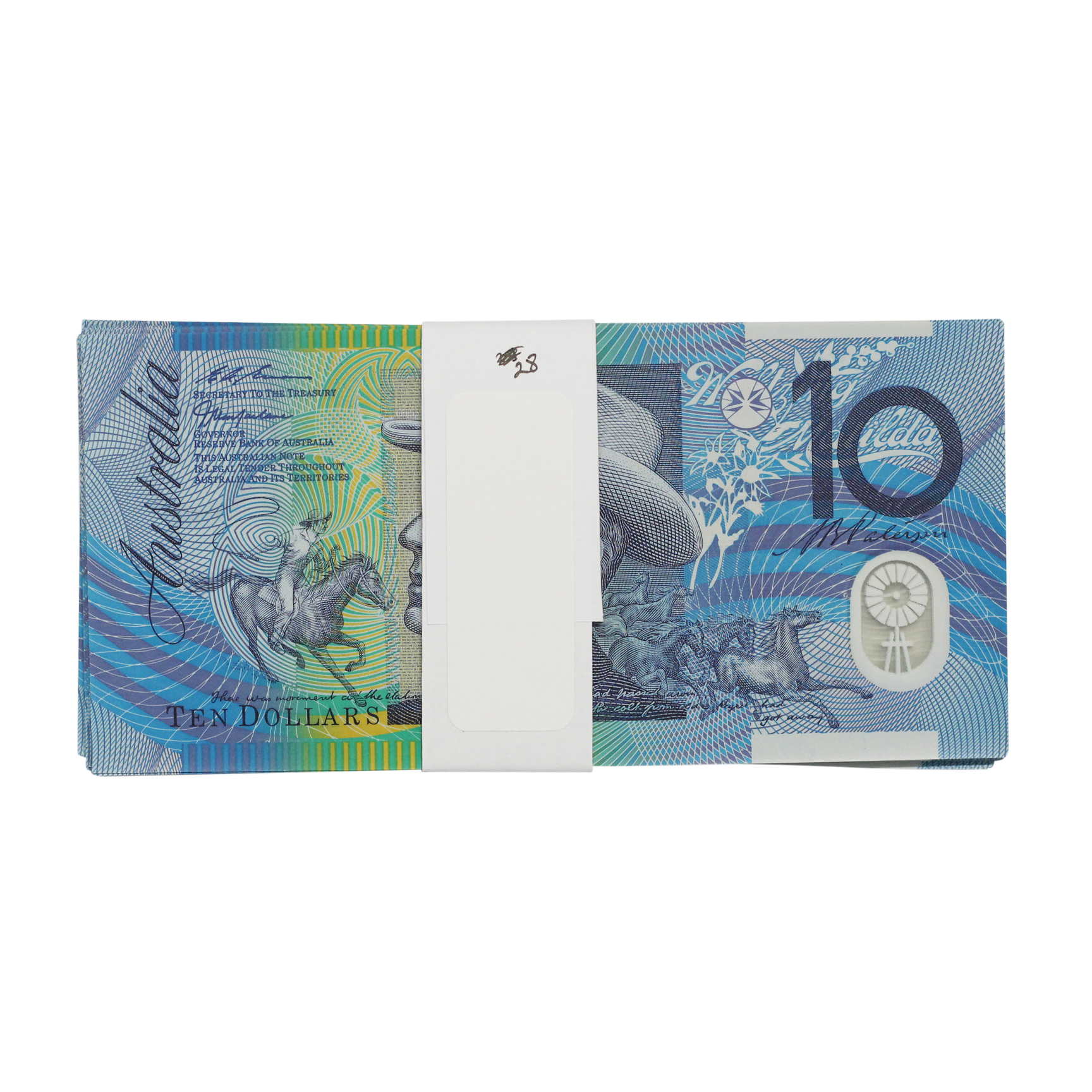 2169. · Bundle, MacFarlane/Evans, Ten Dollars,  1996, UNC