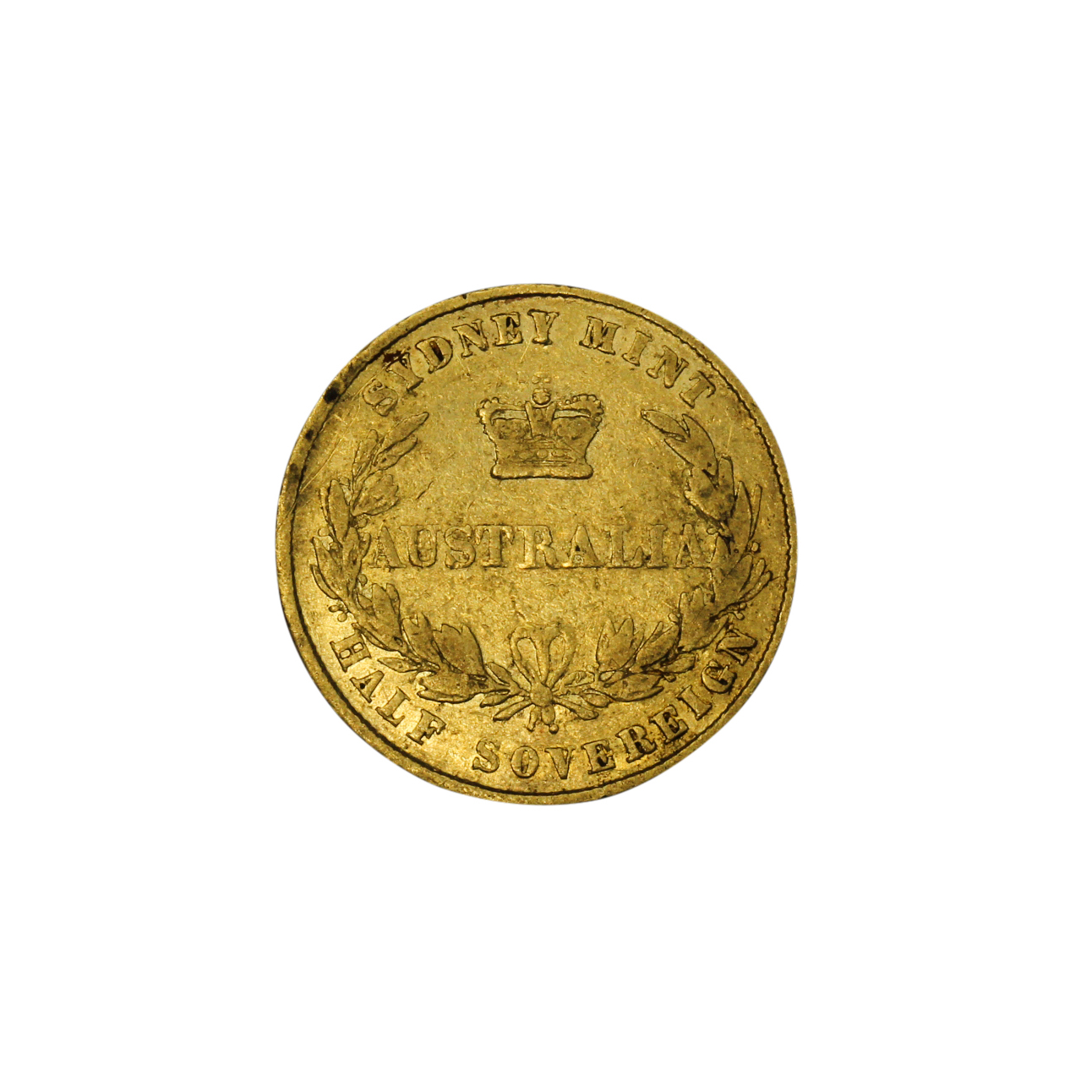 1145. · Victoria, Half Sovereign, 1858, VG