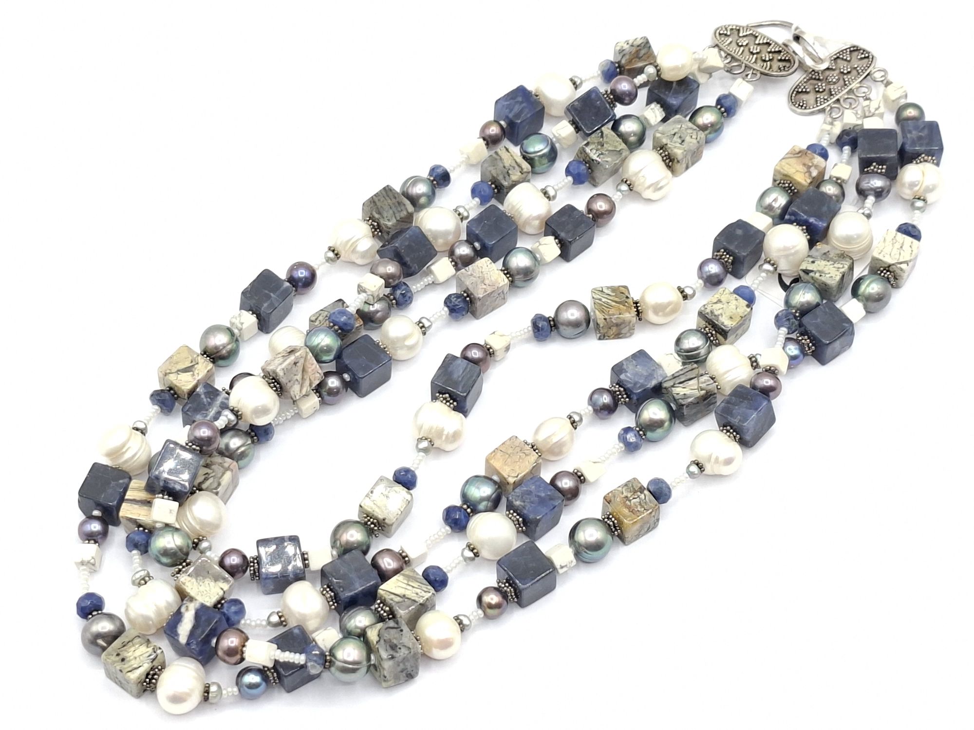 Freshwater Pearl And Semi Precious Stone