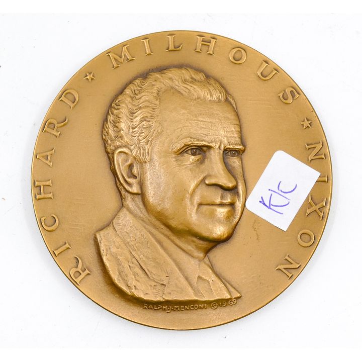 Richard Nixon Bronze Presidential Medal 3''